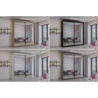 Seelma Sliding Mirror Door Wardrobe Available In 4Colors & 2Sizes