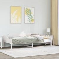 Berkfield Home Bed Frame without Mattress White 80x200 cm Solid Wood Pine