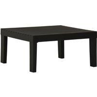 Garden Lounge Table Plastic Grey