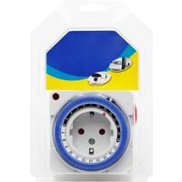 EU Timer Switch Timer 24 Hours Plug in Mechanical Grounded Programmable Smart Countdown loop Switch