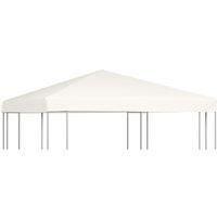 Gazebo Top Cover 310 g/m 3x3 m Cream White