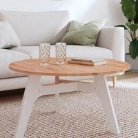 Table Top 80x1.5 cm Round Solid Wood Beech