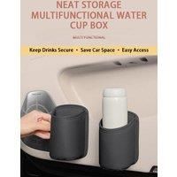 Universal Car Door Organizer, Car Door Cup Holder Box Back Clip Design Drink Rack Storage Bin Car Seat Back Water Cup Box Organ