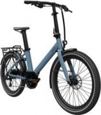 Eovolt Evening Step Through Electric Folding Bike - Ocean Blue - 24 Inch Wheel