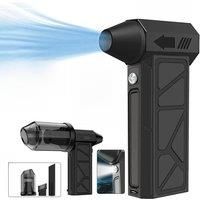 Brushless Motor Electric Turbo Jet Fan, Handheld Vacuum Cleaner High-Speed Turbo Violent Fan USB
