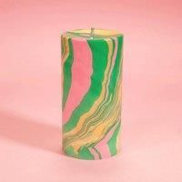 Beverly Hills Marble Pillar Candle
