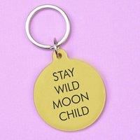 Stay Wild Moon Child Keytag