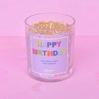 Birthday Cake Happy Birthday Sprinkle Candle