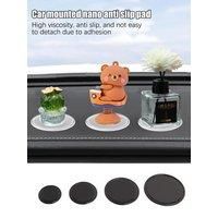 Dashboard Phone Mount, Non-Slip Car Pad, Car Dashboard Non-Slip Mats, Removable Sticky Silicone Gel Pad, Multi-Functional Auto M