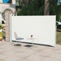 Patio Retractable Side Awning 160x300 cm Cream
