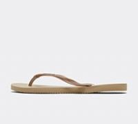 Havaianas Women/'s Slim Flip Flops, Gold (Sandgrey/Lightgolden 2719), 5 UK