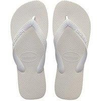 Havaianas Unisex Top Flip Flops, White, 9/10 UK