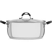 Tramontina Solar Silicone Shallow Stockpot - 8.9 Litres - 30cm - Stainless Steel
