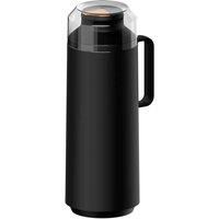 Tramontina Thermal Flask with Cup Lid and Interior Glass Container Black 1 Litre