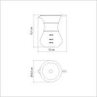Tramontina Pour Over Coffee Maker With Stainless Steel Filter (400Ml)