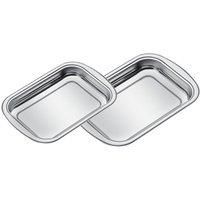 Tramontina 2-Piece Non-Stick Stainless Steel Roasting Pan Set