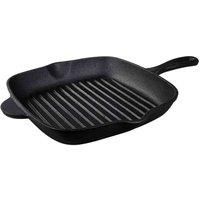 Tramontina Square Griddle Pan 27cm (2.2l) Pre-Seasoned Cast Iron