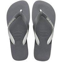 Havaianas Unisex/'s Top Mix Flip Flops, Steel Grey/Steel Grey, 9/10
