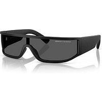 ARMANI EXCHANGE AX4153SU 805887 Matt Black Dk Grey Voodoo 40 mm Men's Sunglasses