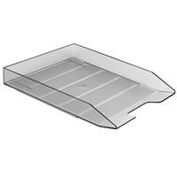 Acrimet Stackable Letter Tray Front Load, Plastic, A4) (Black (1