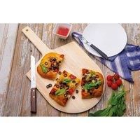 Tramontina Sustainable Wooden Pizza Peel - Short Handle (55cm) | Pizza Oven Tool Accessory
