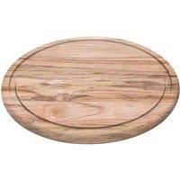 Teak Wood Steak/Pizza/Cheese Plate 26cm Diameter