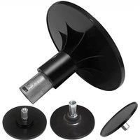 3XLR Black Silver Suction Cup Black Suction Cup Adapter for Telescopic Linear Actuator Reciprocating Linear Actuator Parts