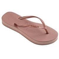 Havaianas Women Slim Flatform, Crocus Rose, 3/4