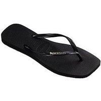 Havaianas Women's Slim Square Rubber Flip Flops - UK 5