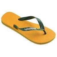 Havaianas  BRASIL LOGO  women's Flip flops / Sandals (Shoes) in Yellow