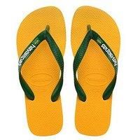 Havaianas  BRASIL LOGO  men's Flip flops / Sandals (Shoes) in Yellow
