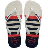 Havaianas - Top Nautical, Comfortable, Lightweight, and Versatile Flip-Flops, Nautical-Inspired Design, Wide Straps, Men