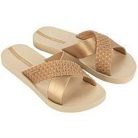 Ipanema WOMENS SENSE SLIDE FEM BEIGE/GOLD UK 8