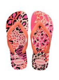 Havaianas - Top Animals, Comfortable, Lightweight, and Durable Flip-Flops, Animal Print Sole, Wide Straps, and Flexible Sole, Women, 3/4 UK