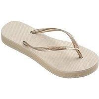 Havaianas Unisex-Adult HAV.Slim Flatform Sandals, Beige, 6/7 UK
