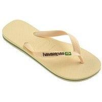 Havaianas Brasil Logo Flip Flop - Buttercream