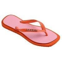 Havaianas Top Sqaure Fusion Flip Flop - Sunset Orange