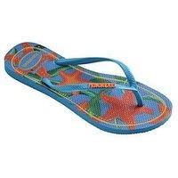 Havaianas Slim Tropical Flip Flop - Turquoise