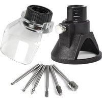 Protective Cover New Shield Rotary Tool Attachment Accessories Wood Milling Burrs Cutter Dremel