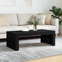 Coffee Table Black 102x50x36 cm Engineered Wood