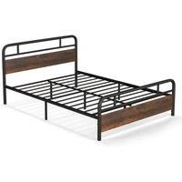 Industrial King Size Bed Frame Heavy-duty Platform Bed