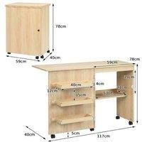 2-In-1 Folding Sewing Table
