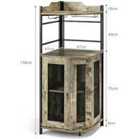 Corner Bar Cabinet