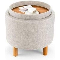 Modern Round Padded