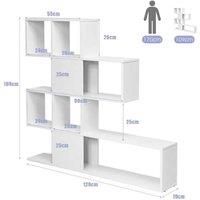 5-Tier Display And Storage Bookshelf For Home And Office