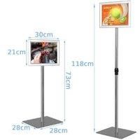 A4 Sign Stand Adjustable Aluminum Poster Holder