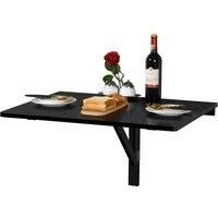 Wall-mounted Drop-leaf Table Folding Floating Laptop Desk Space Saving Hanging