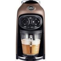 Lavazza, A Modo Mio Deséa Coffee Capsule Machine, Compatible with A Modo Mio Coffee Pods, Touch Interface, Sound Alerts, Automatic Shut-Off, Dishwasher-Safe Components, 1500W, 220-240V, Walnut