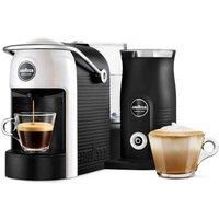 Lavazza, A Modo Mio Jolie & Milk Coffee Machine, Coffee Capsule Machine with Integrated Milk Frother and Removable Grid, Compatible with A Modo Mio Coffee Pods, 1250 W, 220–240 V, 50–60 Hz, White