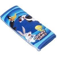 PRICE DROP! Looney Tunes Kids Car Seatbelt Cover - Soft Universal Fit, Easy Velcro, Certified Safe